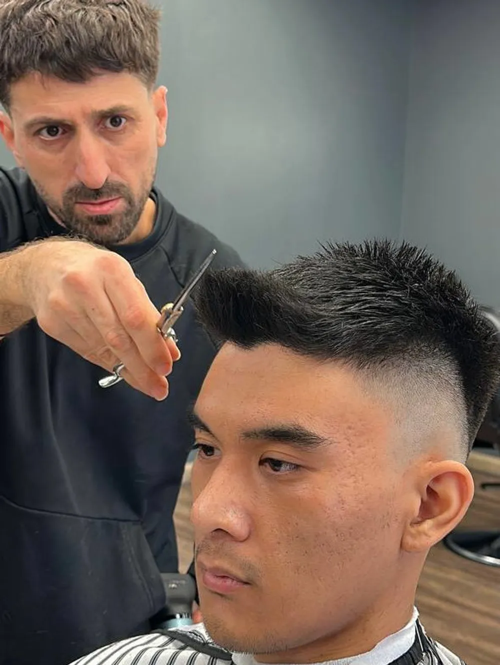 French Crop with Skin Fade