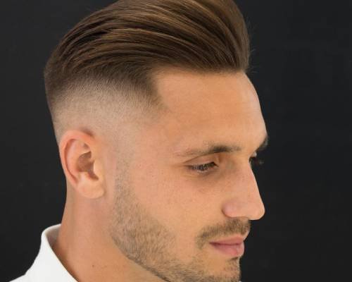 Man with a stylish undercut